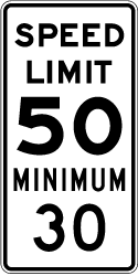 Combination Speed Limit